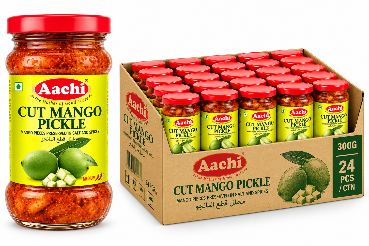 Aachi Cut Mango Pickle 300G