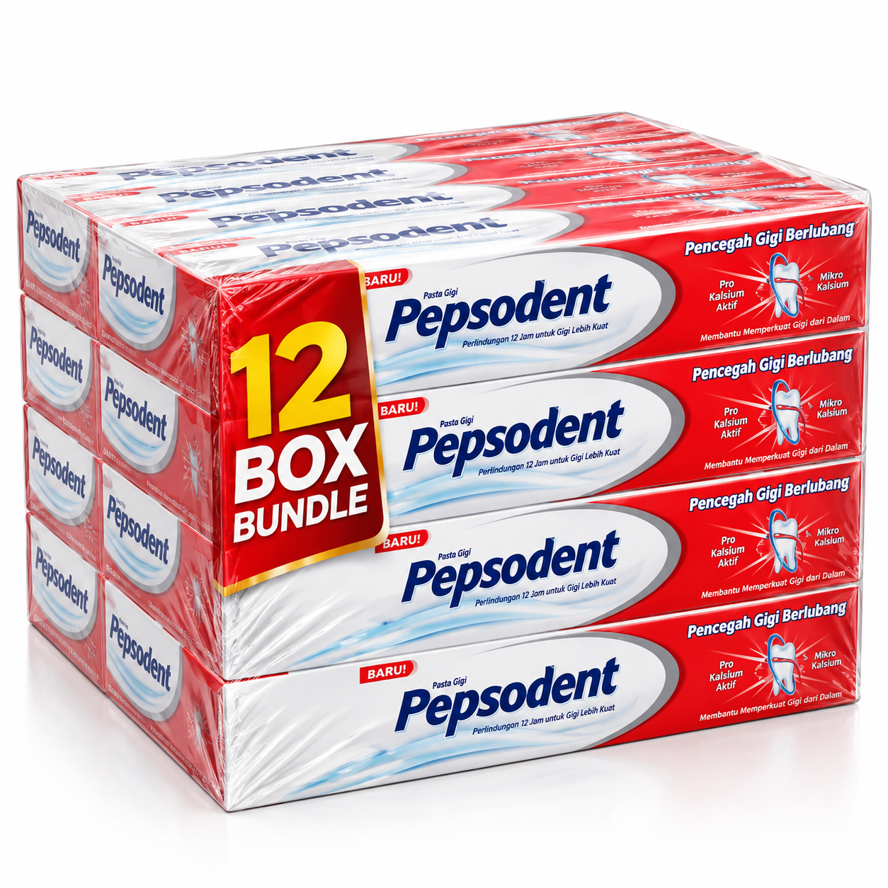 Pepsodent Toothpaste 120G X 12 Tubes (1 Bundle)