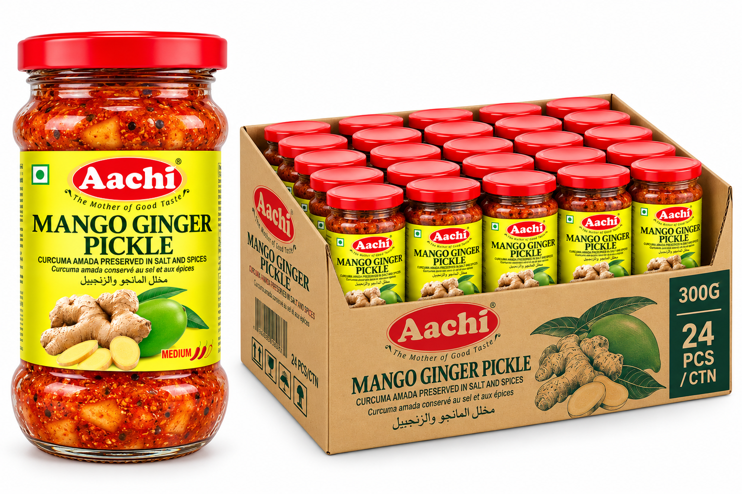 Aachi Mango Ginger Pickle 300G