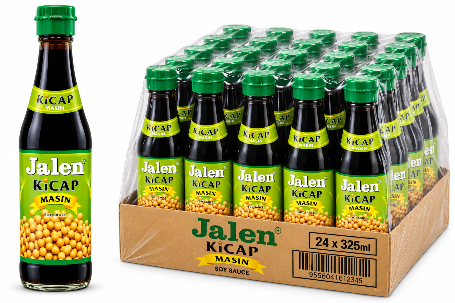 Jalen Kicap Masin Salty Soy Sauce 325ML – Green